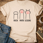 Cat Paw Rock Paper Scissors T-Shirt