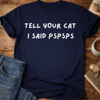 Psspss Cat T-Shirt