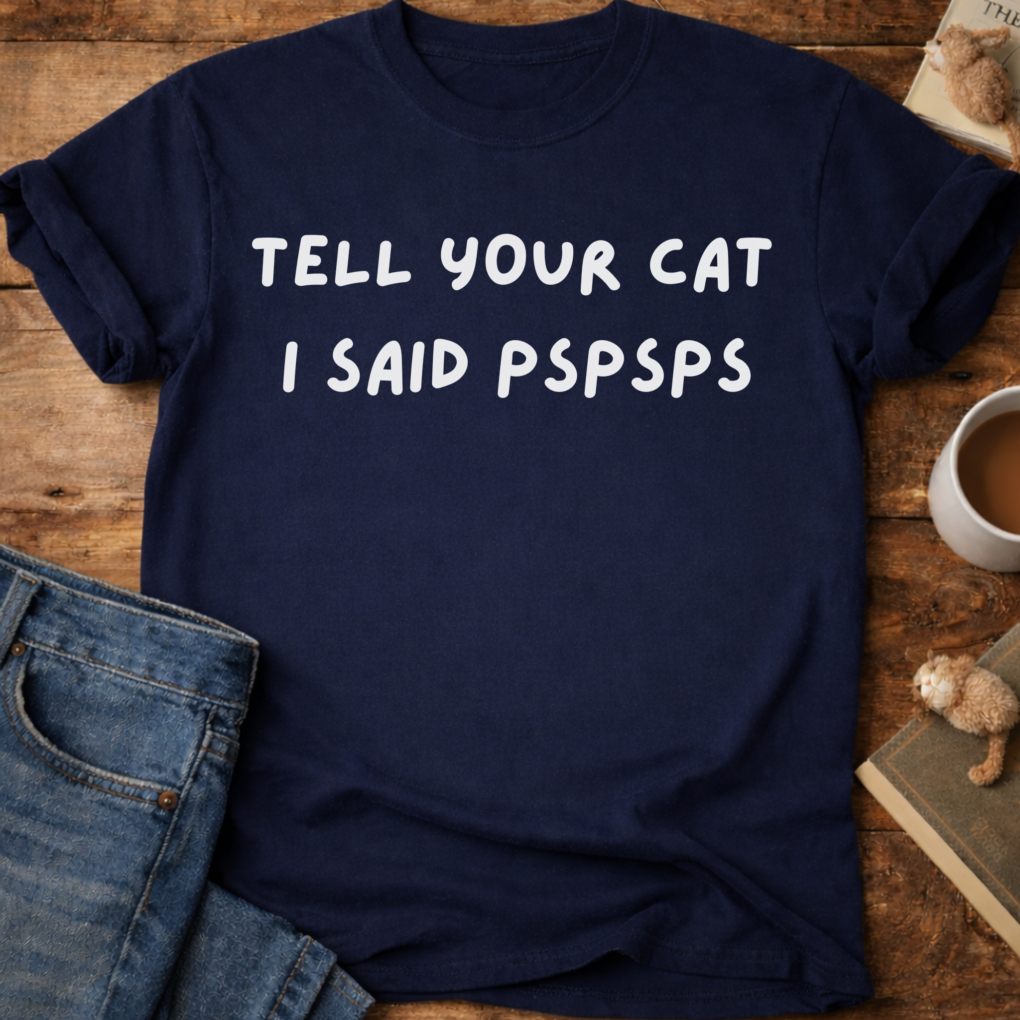 Psspss Cat T-Shirt