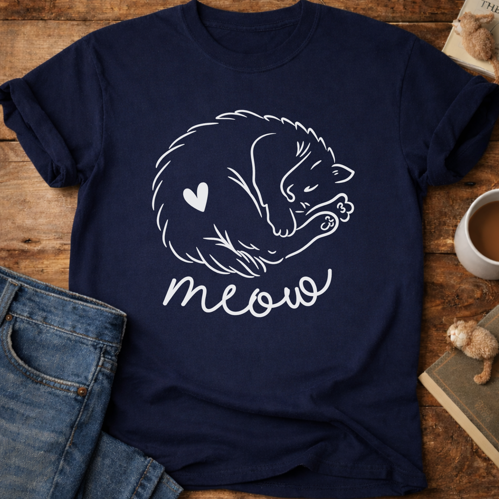 Sleeping Kitty T-Shirt