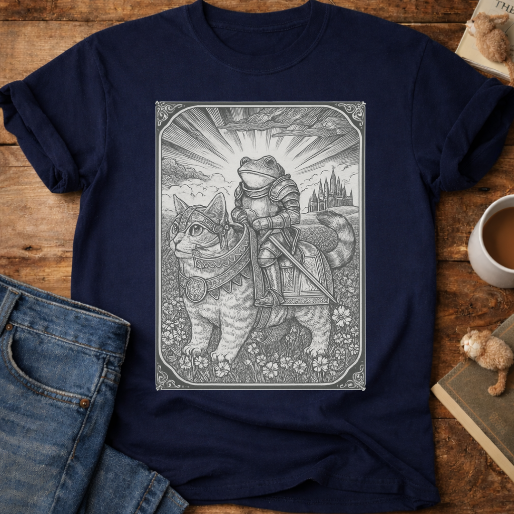 Frog Knight Graphic T-Shirt