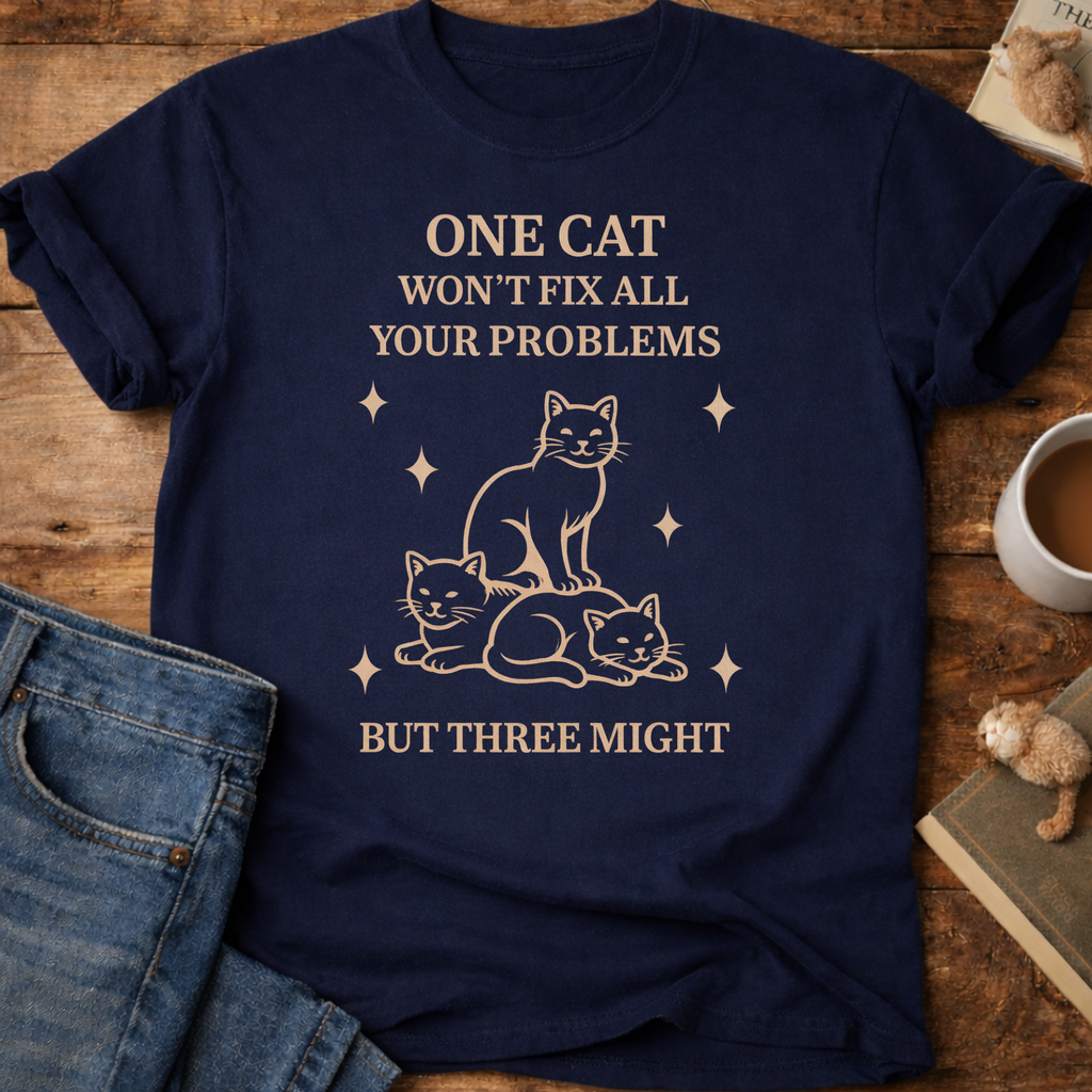 One Cat Won’t Fix It T-Shirt