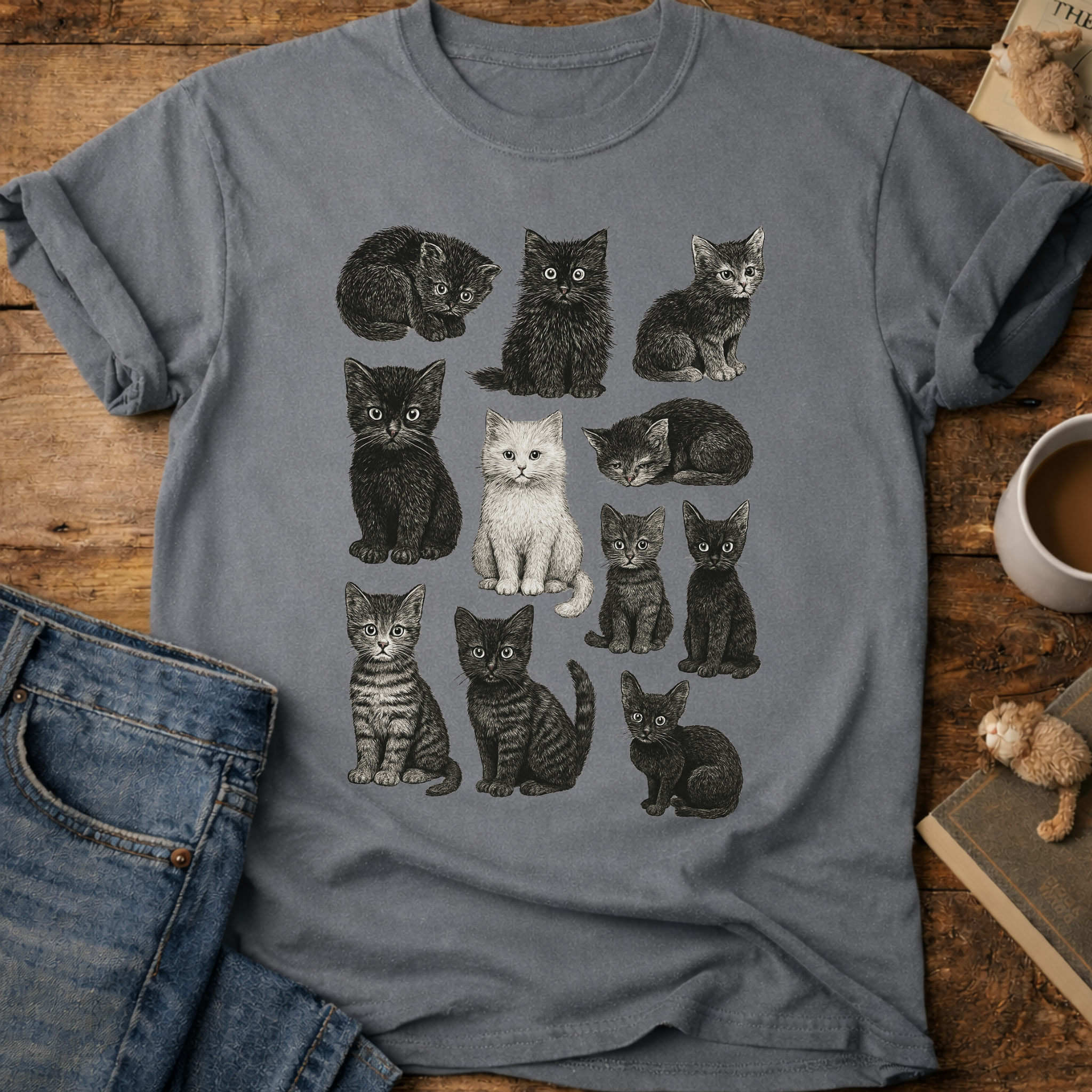 Cat Collage T-Shirt