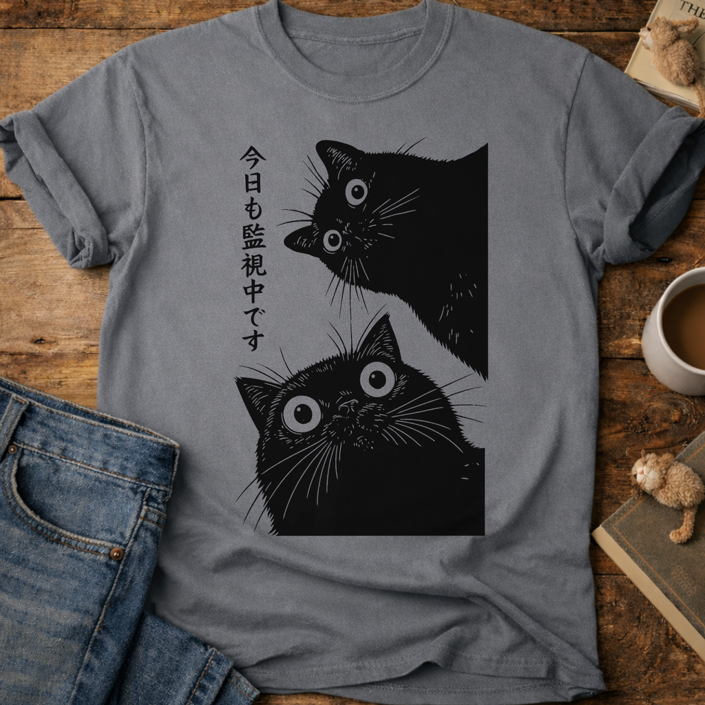 Peek Cat T-Shirt