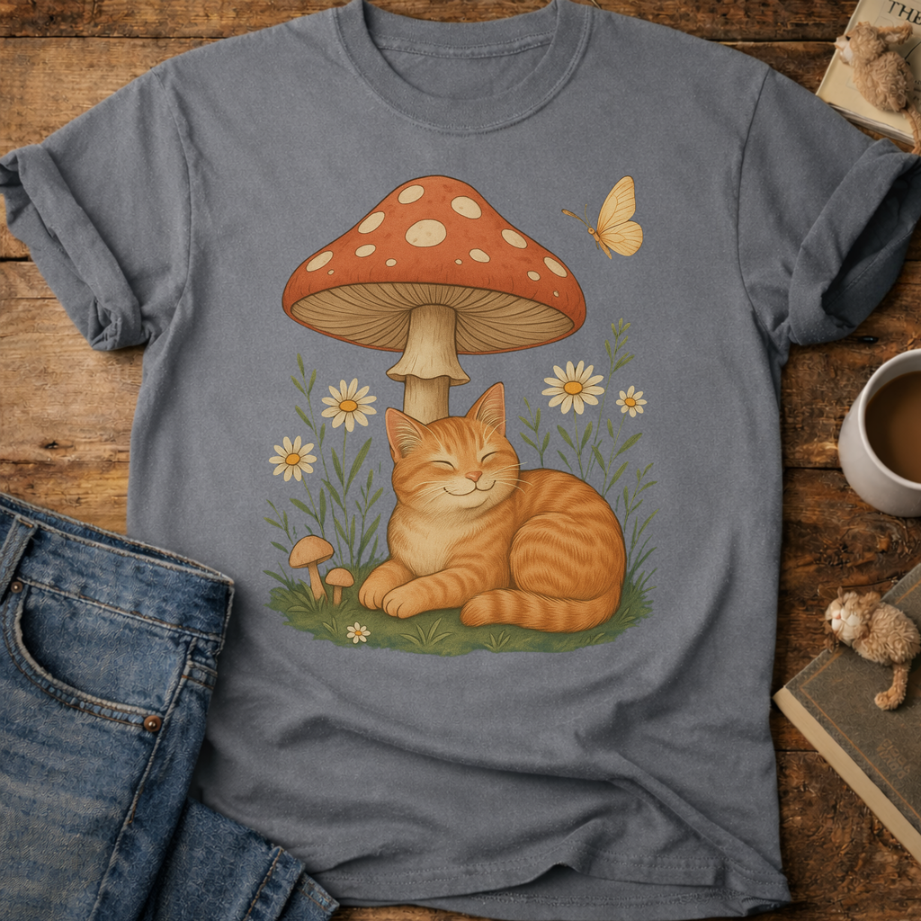 Cat Mushroom T-Shirt