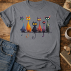 Whimsical Cats T-Shirt