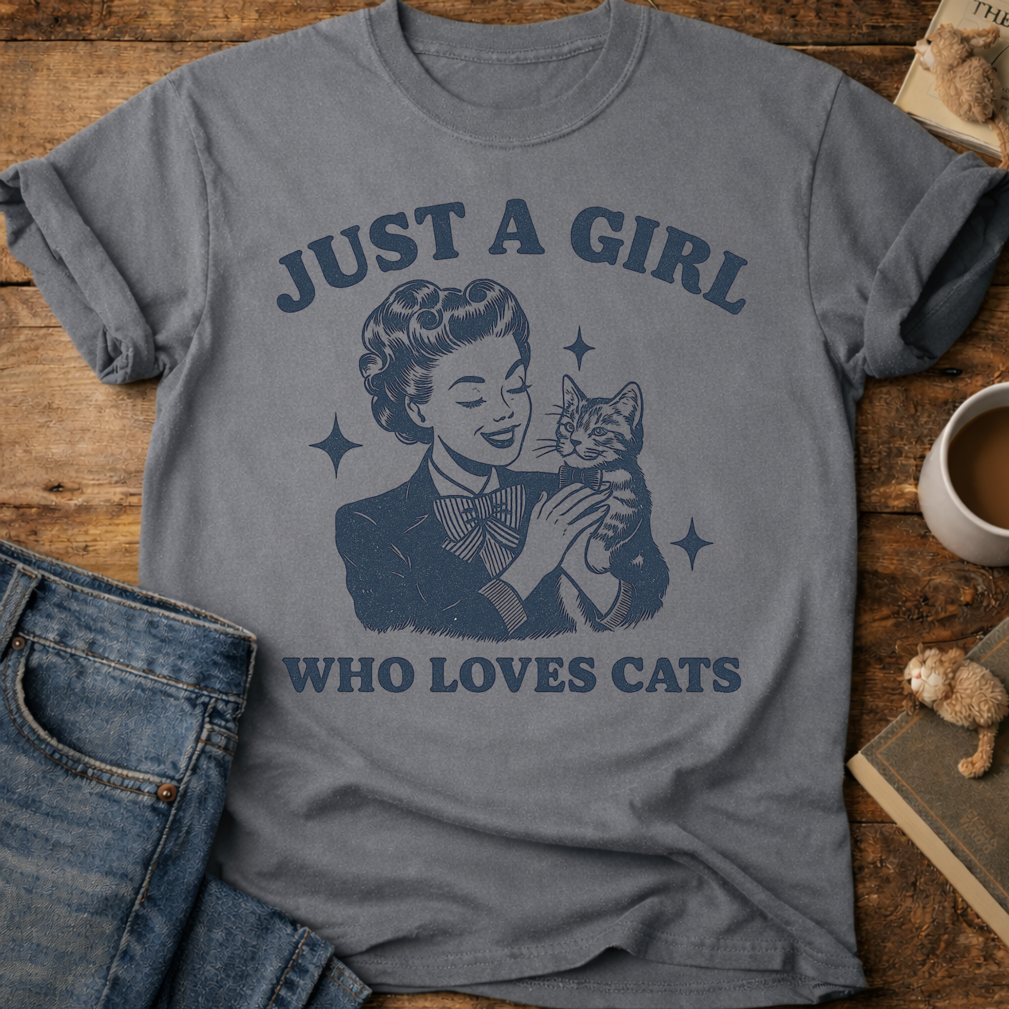 Just a Girl Who Loves Cats T-Shirt