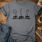 Cute Black Cat Lineup T-Shirt