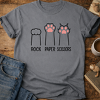 Cat Paw Rock Paper Scissors T-Shirt