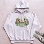 All In Poker Cats Hoodie - White