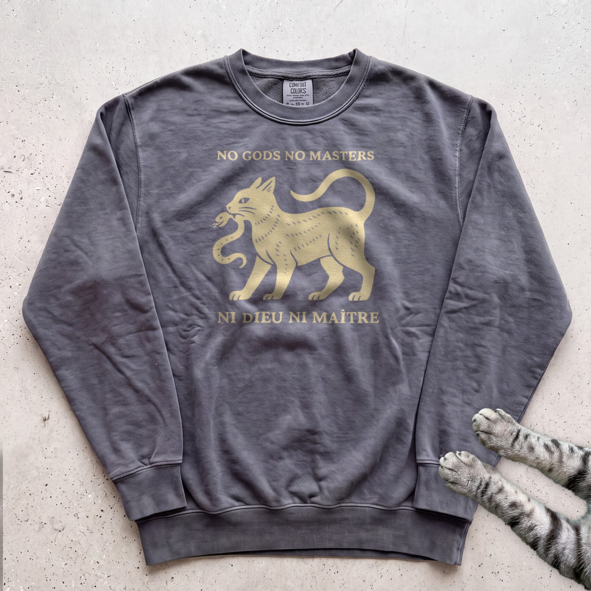 Anarchist Cat Sweatshirt - Pepper