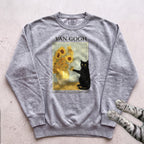 Art Sunflowers Sweatshirt - Grey