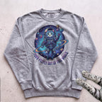 Astronaut Cat Sweatshirt - Grey