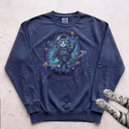 Astronaut Cat Sweatshirt - True Navy