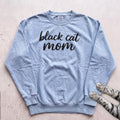 Black Cat Mom Sweatshirt - Chambray