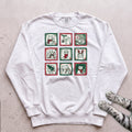 Cat Advent Windows Sweatshirt - White