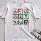 Cat Advent Windows T-Shirt - White