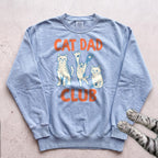 Cat Dad Club Sweatshirt - Chambray