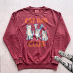 Cat Dad Club Sweatshirt - Crimson