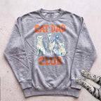 Cat Dad Club Sweatshirt - Grey