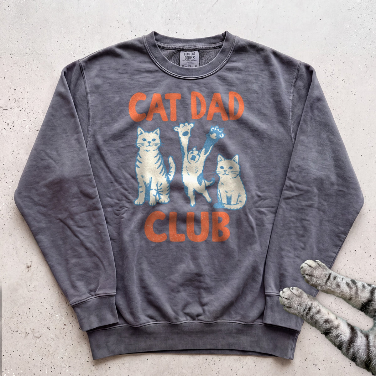 Cat Dad Club Sweatshirt - Pepper