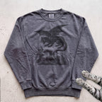 Cat Dragon Castle Sweatshirt - Pepper