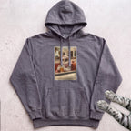Cat Drinking Coffee Vintage Hoodie - Pepper