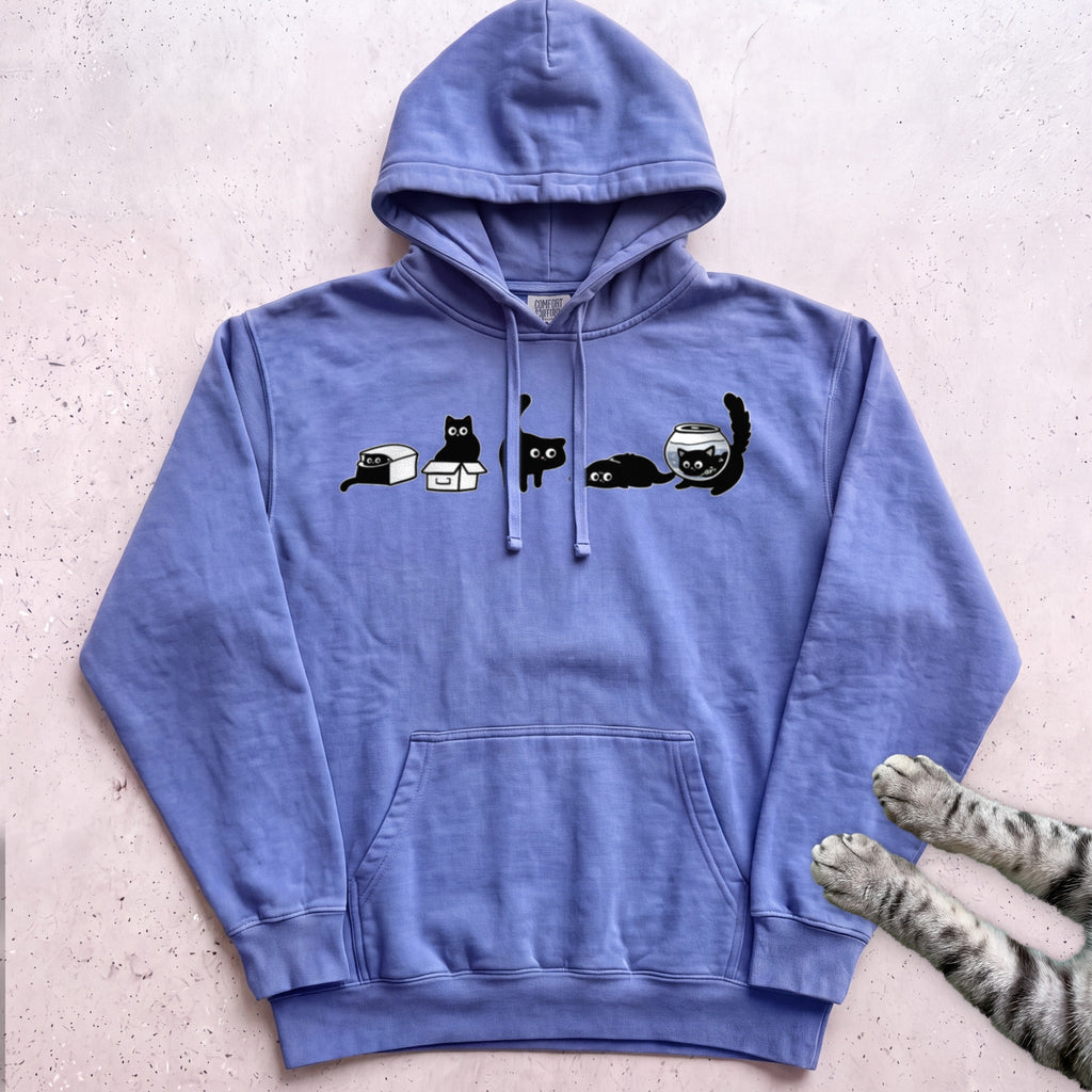 Cat Evolution Hoodie - Flo Blue
