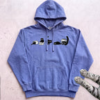 Cat Evolution Hoodie - Flo Blue