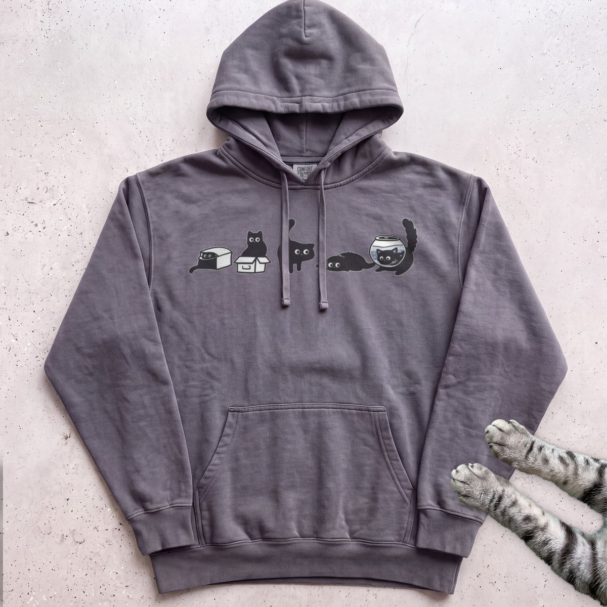 Cat Evolution Hoodie - Pepper