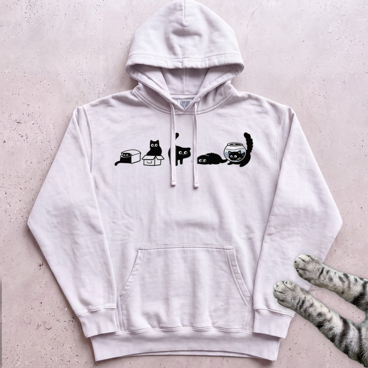 Cat Evolution Hoodie - White