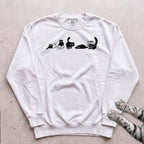 Cat Evolution Sweatshirt - White