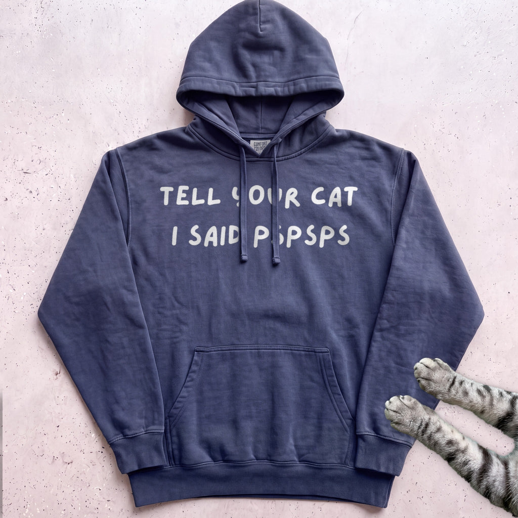 Psspss Cat Hoodie - True Navy