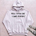 Psspss Cat Hoodie - White