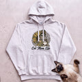 Cat Mom Life Personalized Cat Hoodie - White