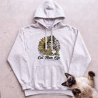 Cat Mom Life Personalized Cat Hoodie - White
