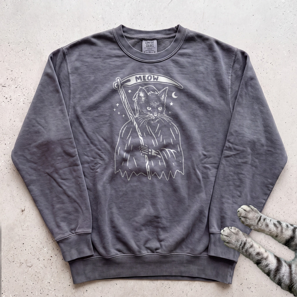 Cat Reaper Sweatshirt - Pepper