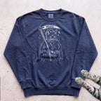 Cat Reaper Sweatshirt - True Navy