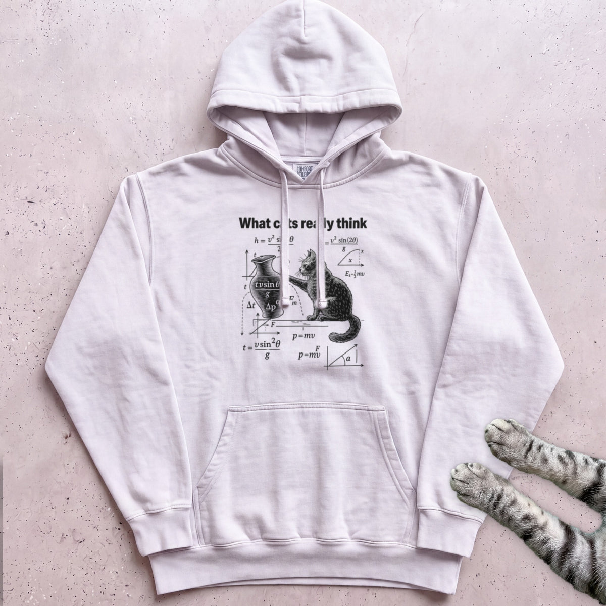 Cat Science Hoodie - White