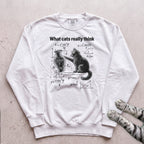 Cat Science Sweatshirt - White
