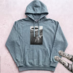 Cat Selfie with UFO Hoodie - Seafoam