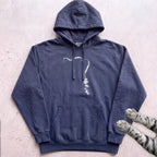 Cat Silhouette Hoodie - True Navy