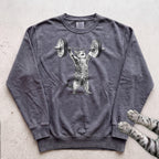 Weightlifter Cat Sweatshirt - Pepper
