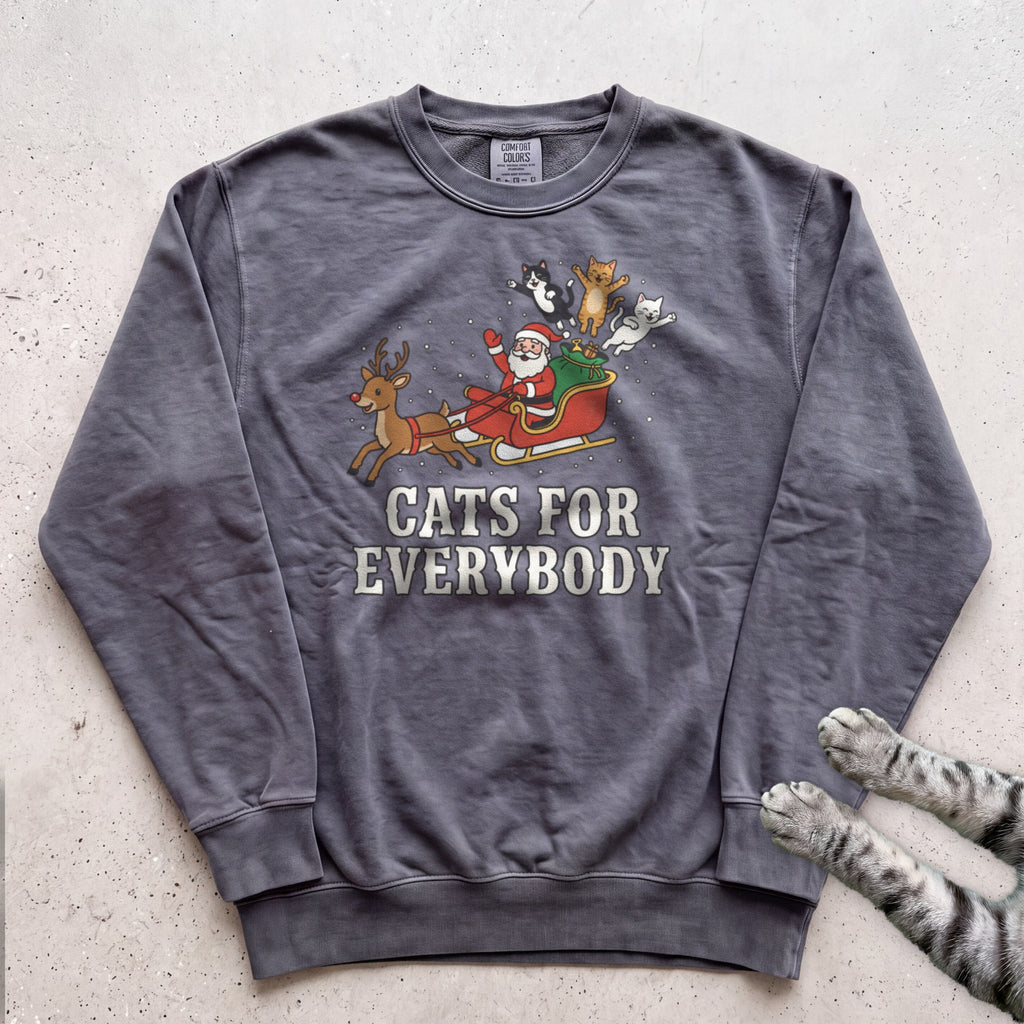 Cats for Everybody Sweatshirt - Pepper