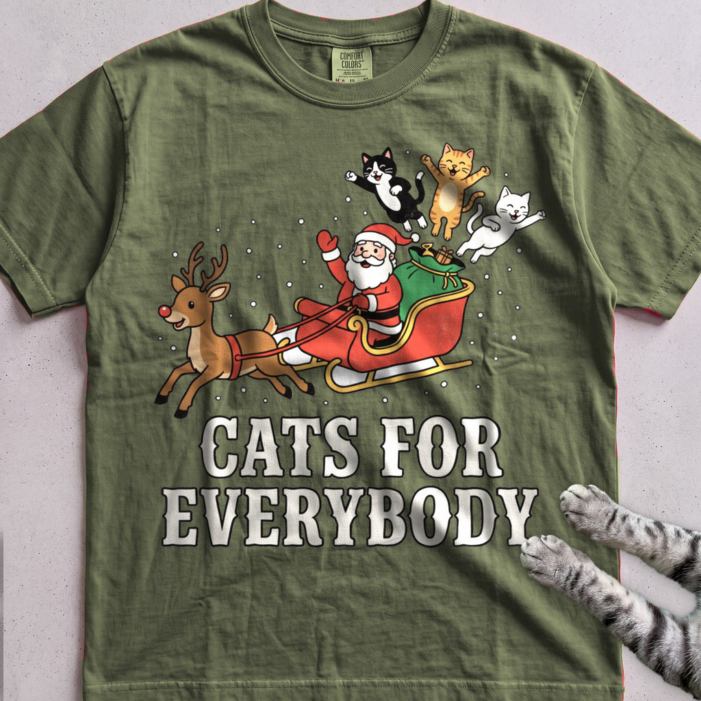 Cats for Everybody T-Shirt - Hemp