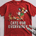 Cats for Everybody T-Shirt - Red