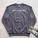 Cats > People Sweatshirt - Pepper