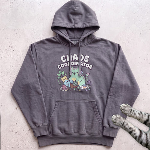 Chaos Coordinator Cat Hoodie - Pepper