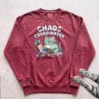 Chaos Coordinator Cat Sweatshirt - Crimson