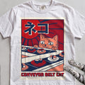 Conveyor Belt Cat T-Shirt - White